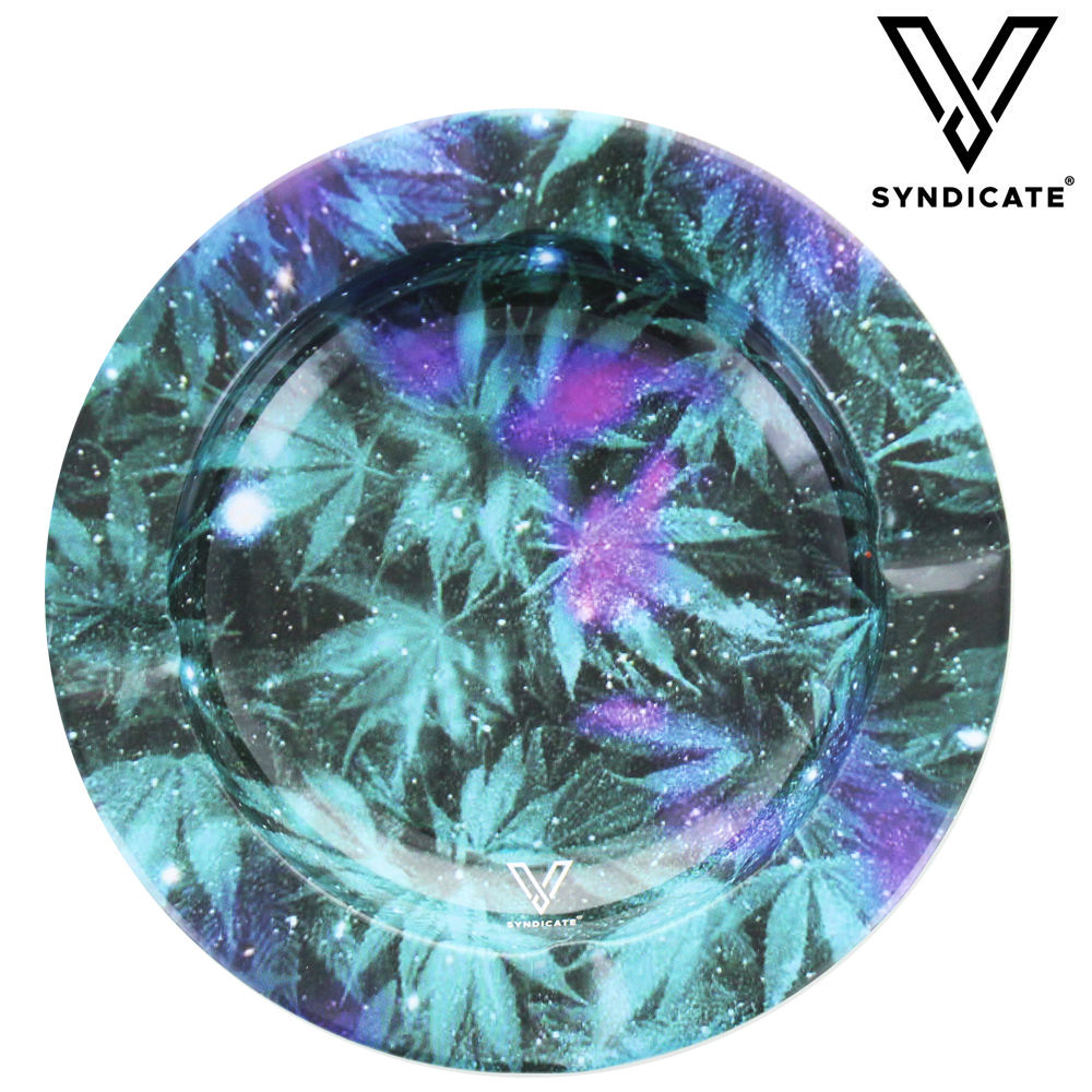 CENDRIER ROND EN MÉTAL V-SYNDICATE © COSMIC CHRONIC