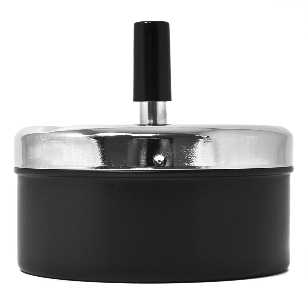CENDRIER POUSSOIR EN METAL ANGELO