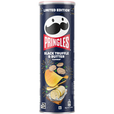 PRINGLES BLACK TRUFFLE & BUTTER 165GR