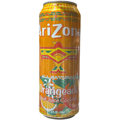 ARIZONA ORANGEADE FRUIT JUICE COCKTAIL CAN 65CL