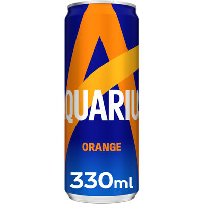 AQUARIUS ORANGE SLEEK CANS 33CL