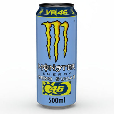 MONSTER ENERGY VALENTINO ROSSI ZERO SUGAR CANS 50CL