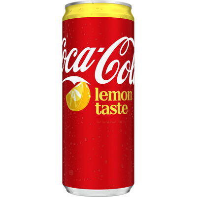 COCA-COLA LEMON SLEEK CANS 33CL