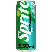 SPRITE ZERO CHILL LEMON MINT CANS 33CL
