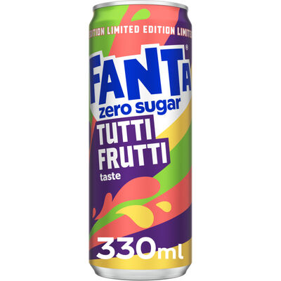 FANTA TUTTI FRUTTI ZERO SLEEK CANS 33CL