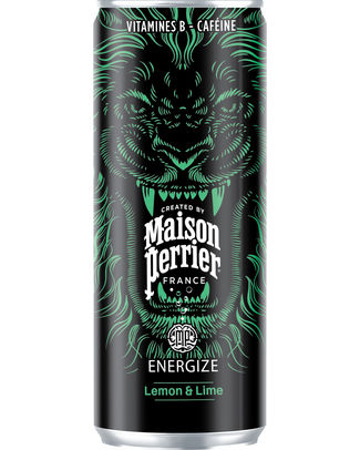 MAISON PERRIER ENERGIZE LEMON LIME SLEEK CANS 25CL