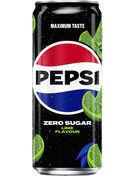 PEPSI ZERO LIME SLEEK CANS 33CL