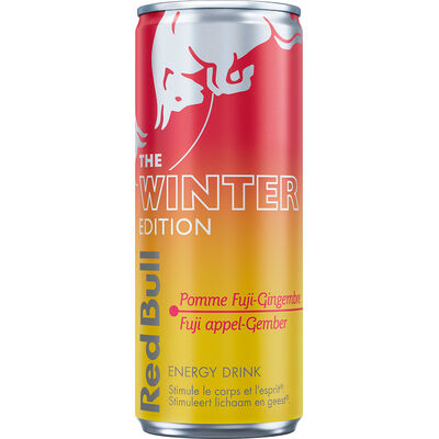 RED BULL WINTER EDITION FUJI POMME GINGEMBRE CANS 25CL