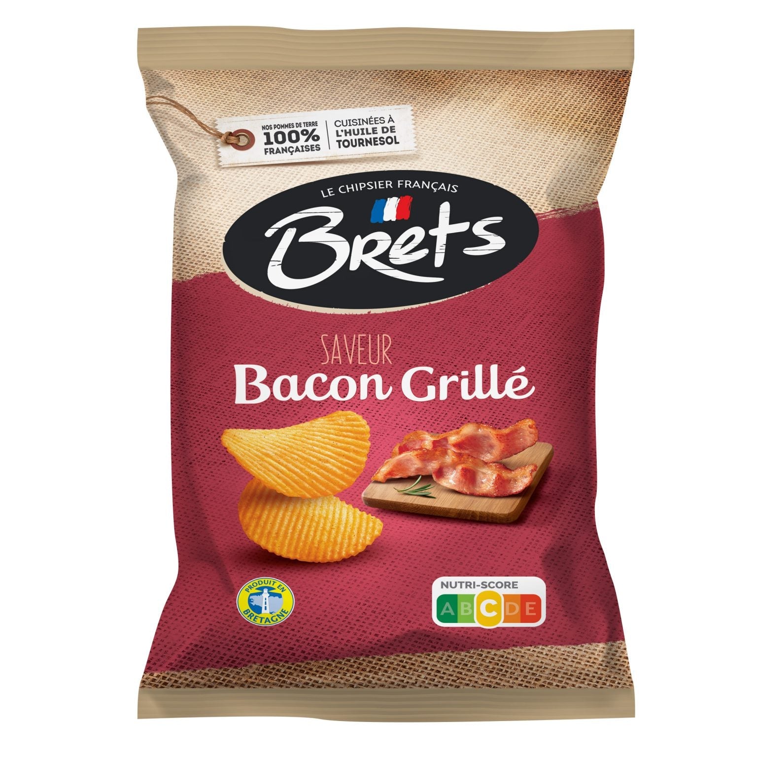 Brets Chips Bacon grillé 125g