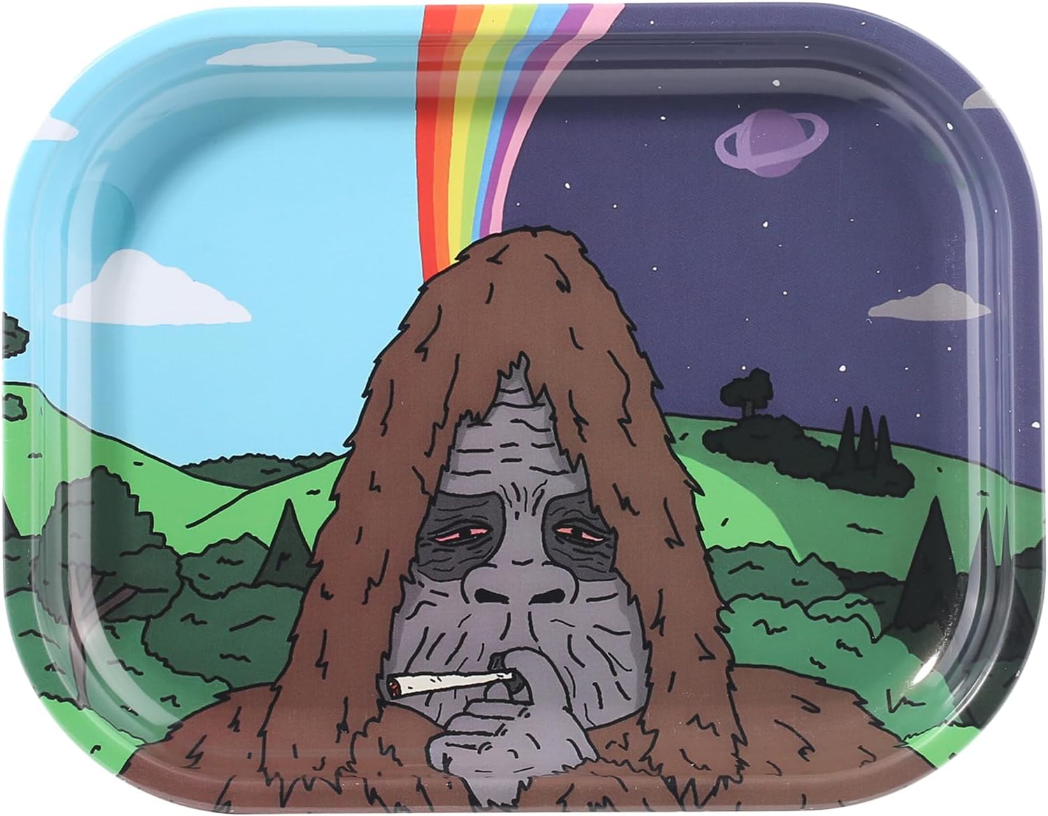 Plateau à Rouler Métal Sassy the Sasquatch, The Big Lez Show (SMALL)