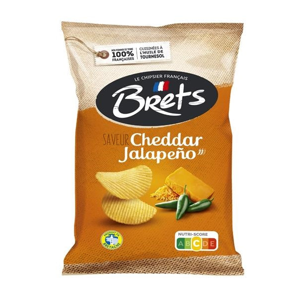 Brets saveur cheddar jalapeño 125 gr