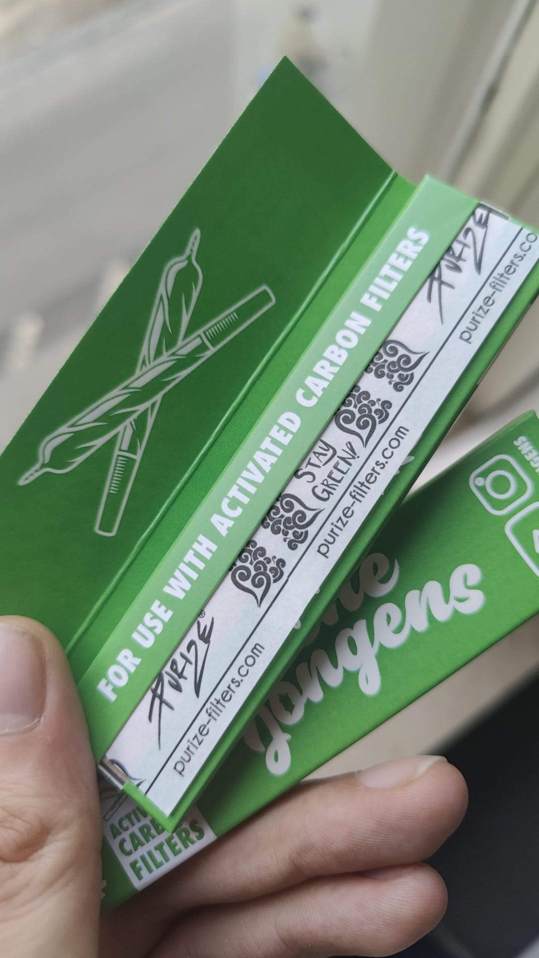 Purize x Groene Jongens Feuilles à Rouler King Size Slim Brown