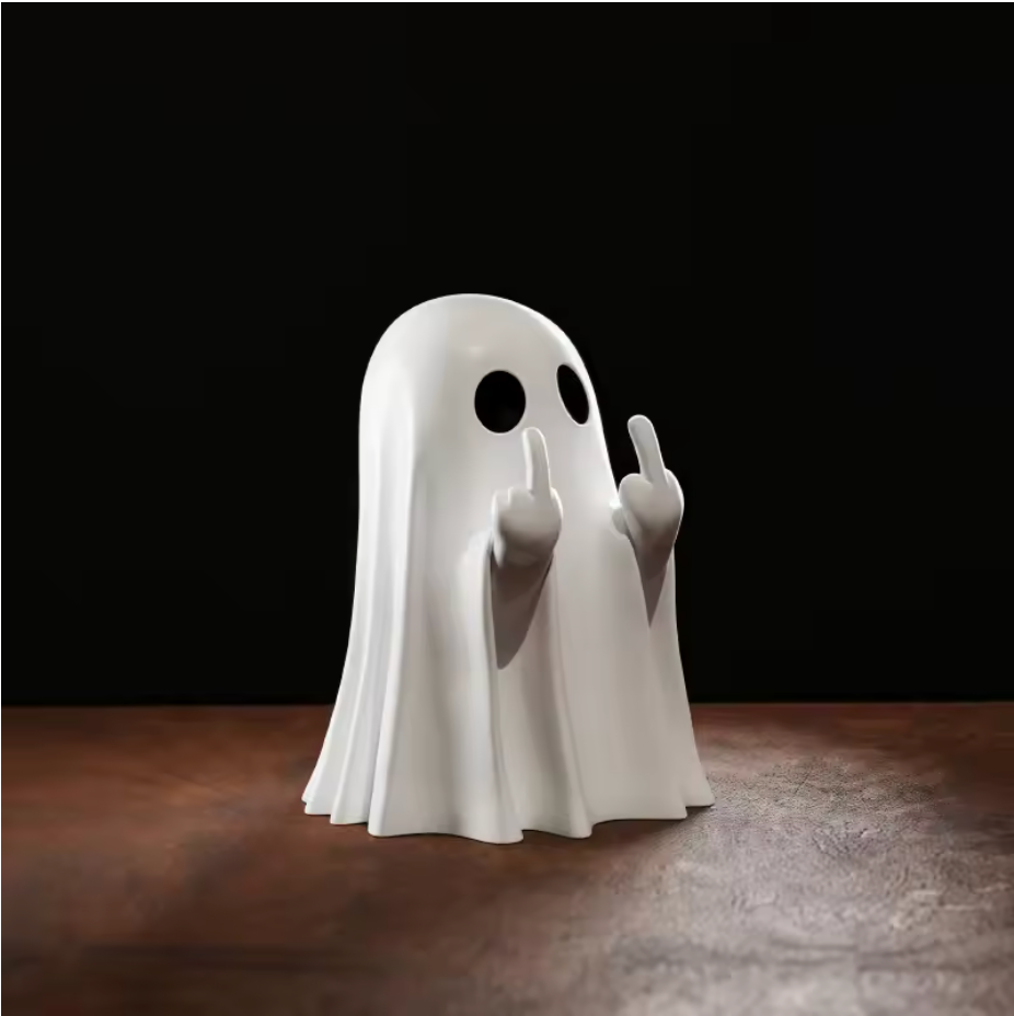 Figurine Fantôme doigts levés 8cm