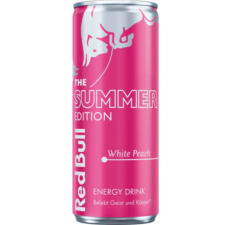 Red Bull Energy Drink The Summer Edition White Peach 25cl