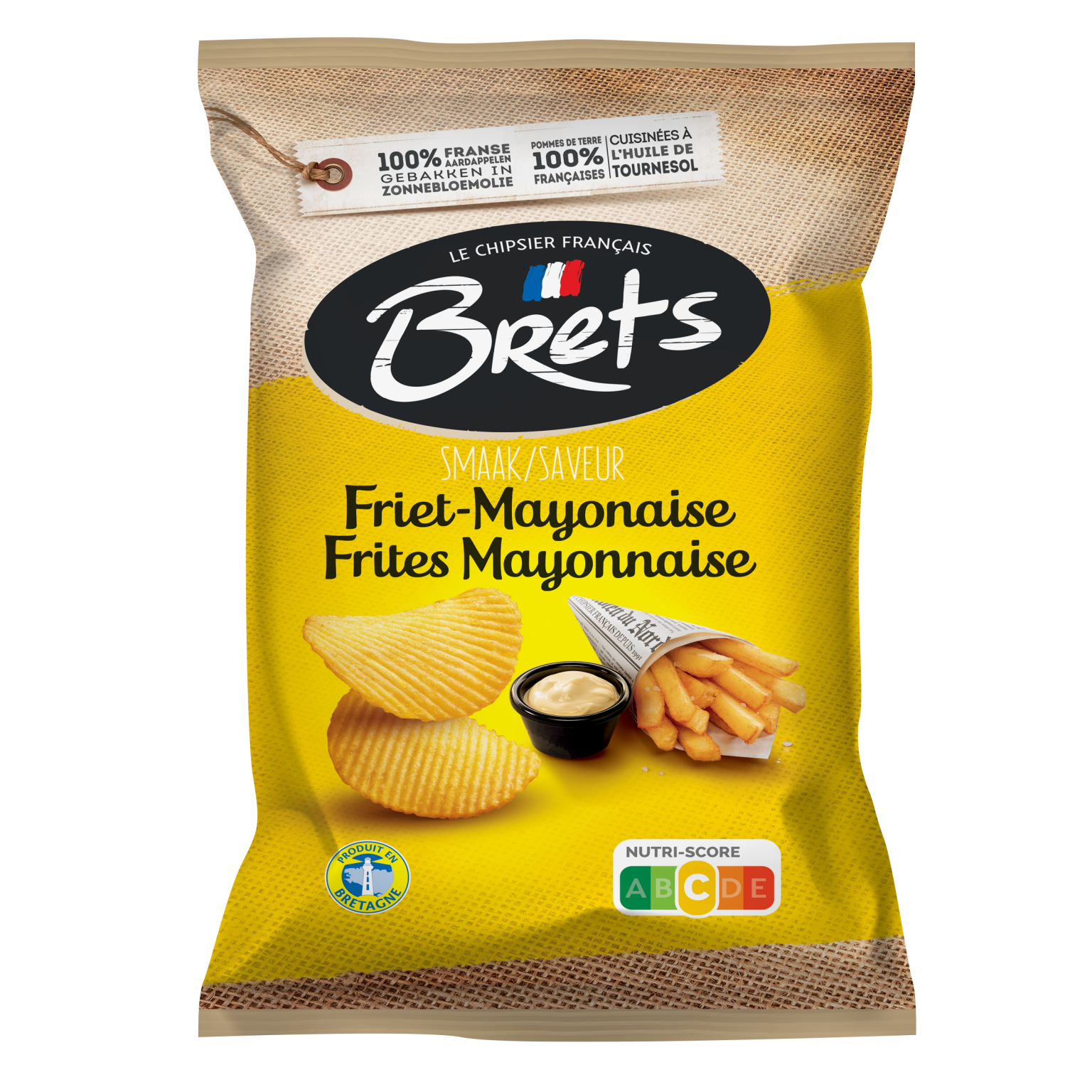Brets Chips Frites Mayonnaise 125g