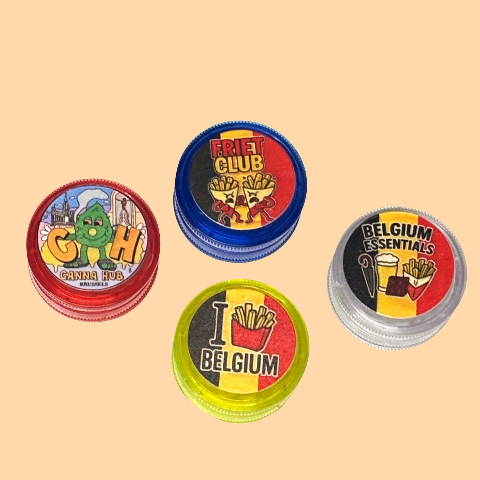 GRINDER ACRYLIQUE CANNAHUB 42mm 2 ETAGES