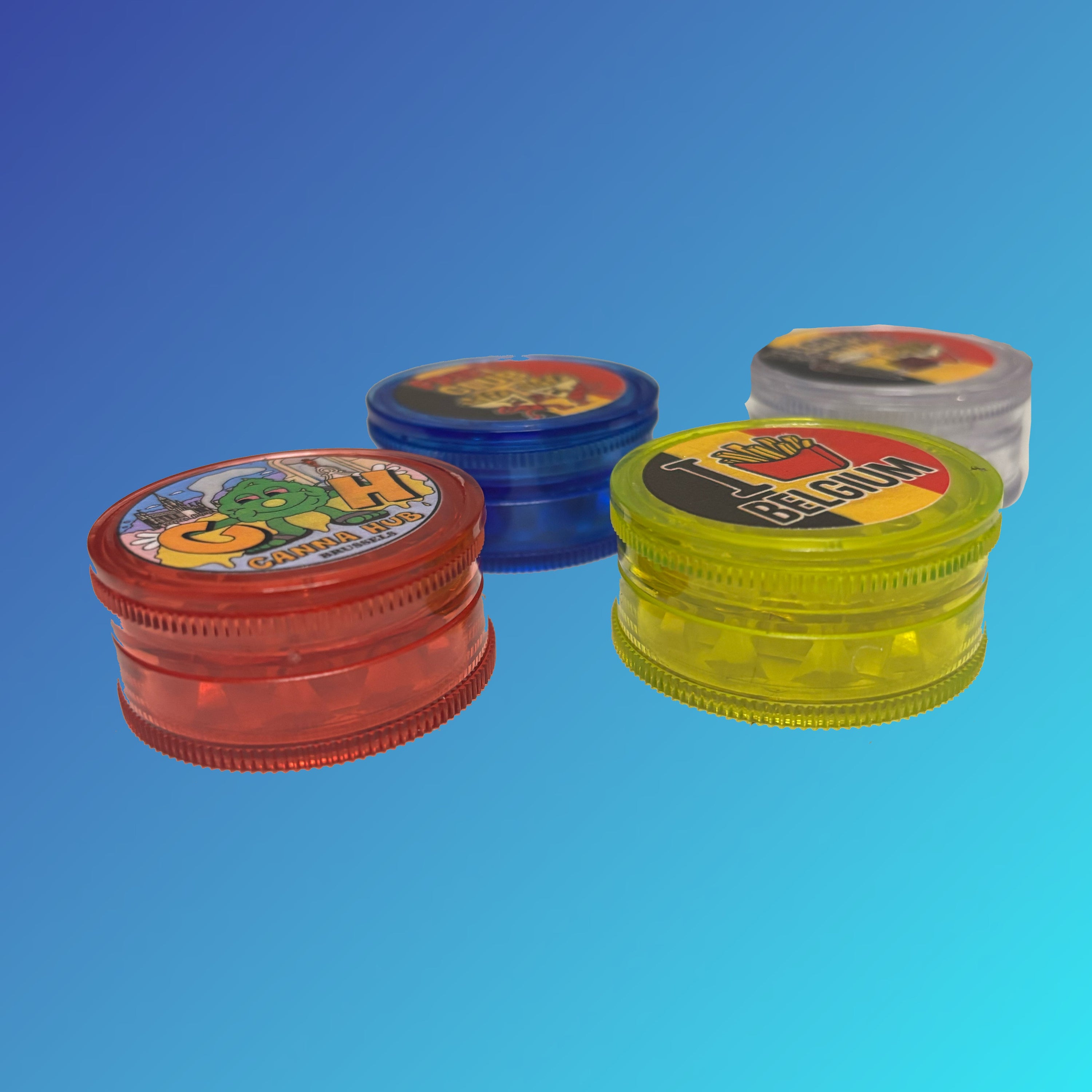 GRINDER ACRYLIQUE CANNAHUB 42mm 2 ETAGES