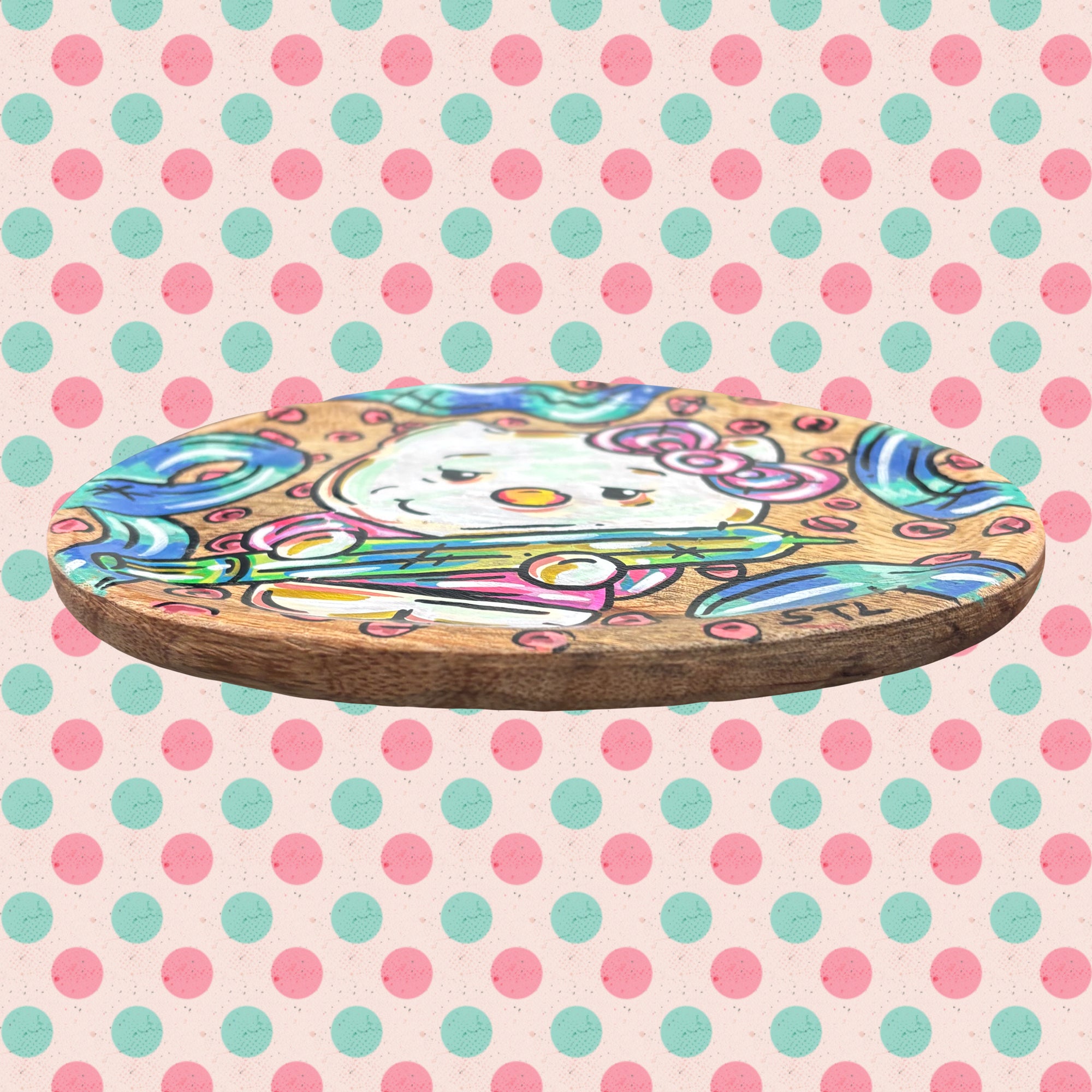Plateau STL m'en important? Bois - Hello Kitty
