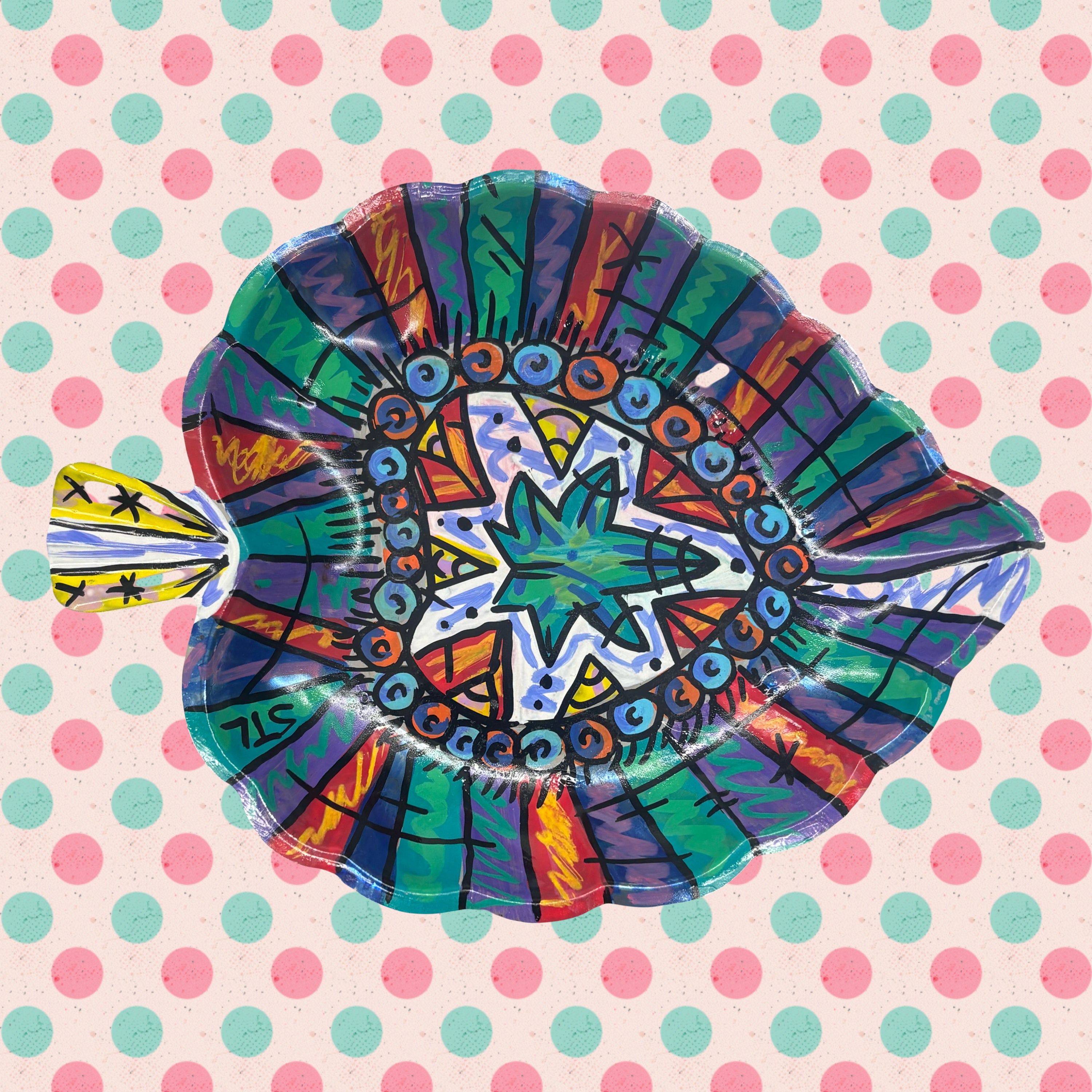 Plateau/cendrier STL m'en important? - Feuille magique