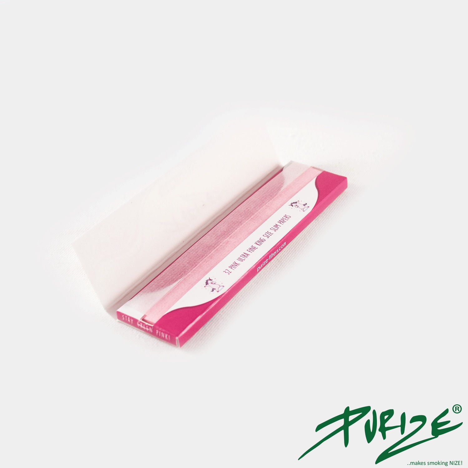 Purize Pink King Size Slim Feuilles à Rouler