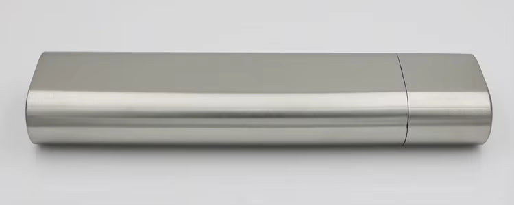 ÉTUI DOUBLE CIGARE EN ACIER INOXYDABLE – 18 CM