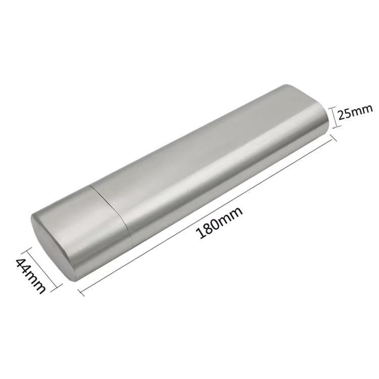 ÉTUI DOUBLE CIGARE EN ACIER INOXYDABLE – 18 CM