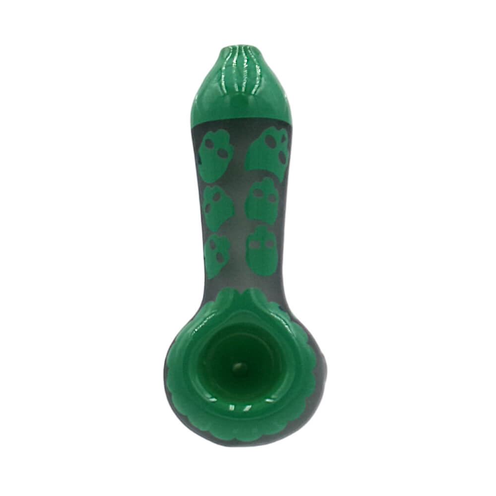 Pipe en Verre Tête de mort 10 cm