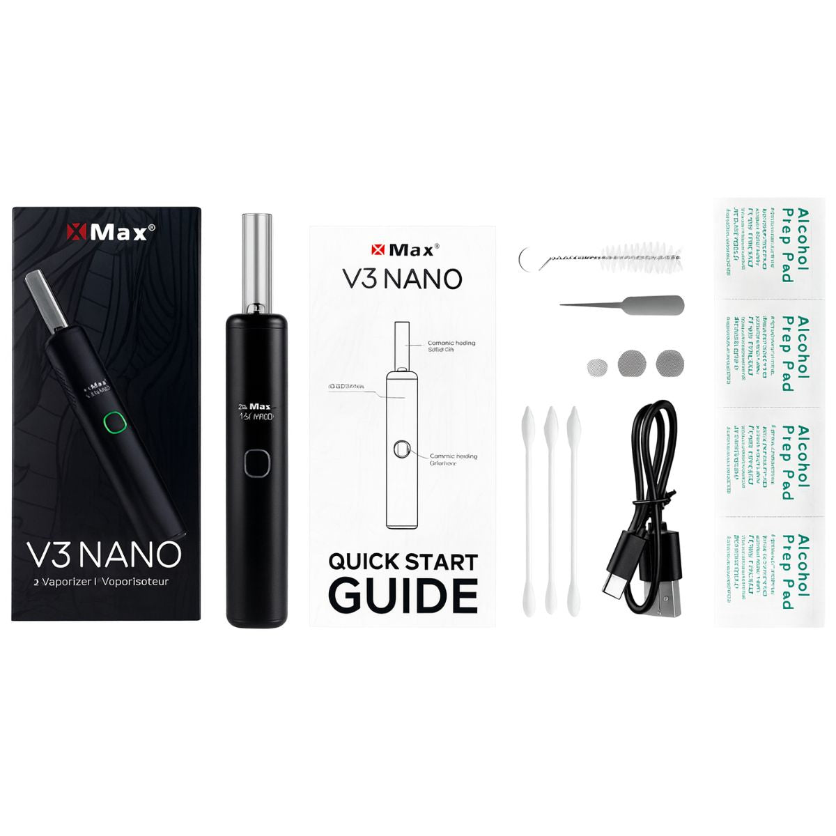 XVAPE XMAX V3 Nano Vaporisateur d’Herbes Sèches