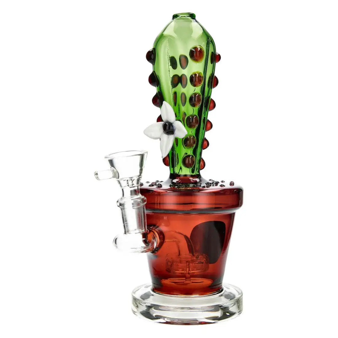BANG EN VERRE BASIL BUSH CACTUS FLOWER 21CM