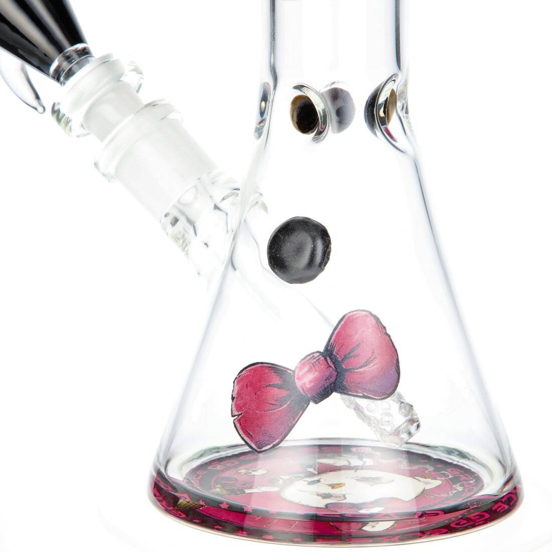 BANG EN VERRE GRACE GLASS ANGRY CAT 26CM