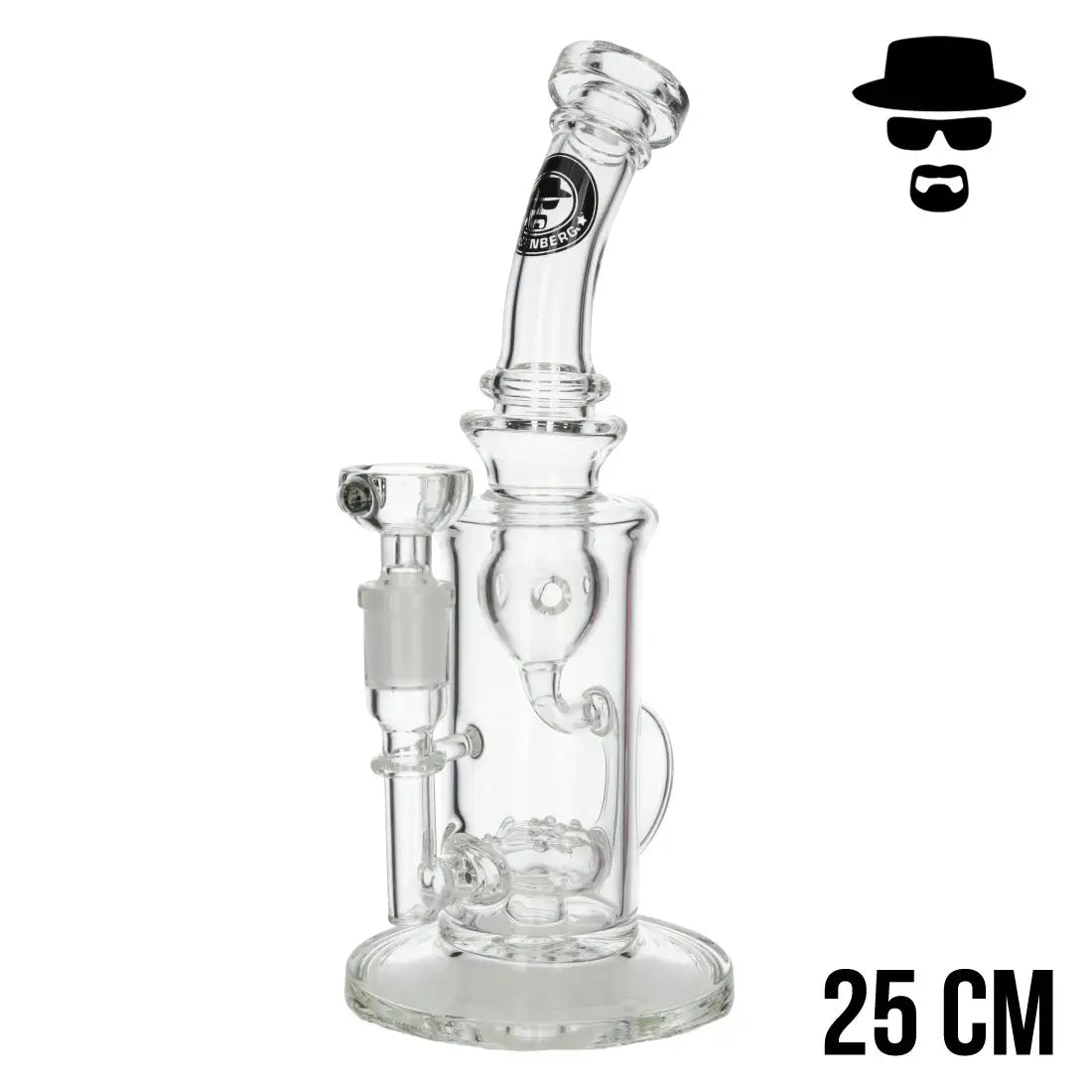 BANG EN VERRE HEISENBERG RECYCLER 14.5 25CM