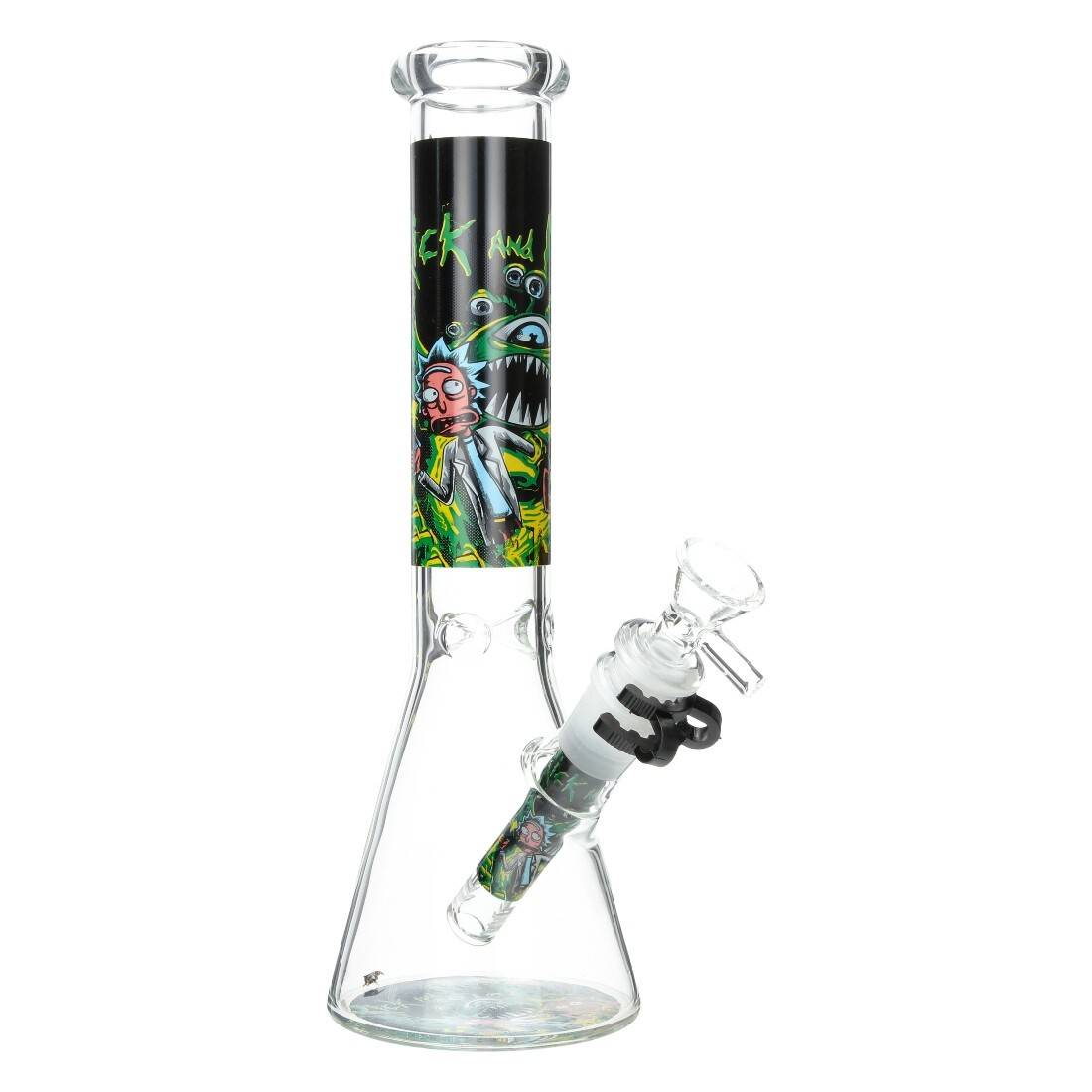 BANG EN VERRE RICK ET MORTY COFFRET CADEAU 25CM