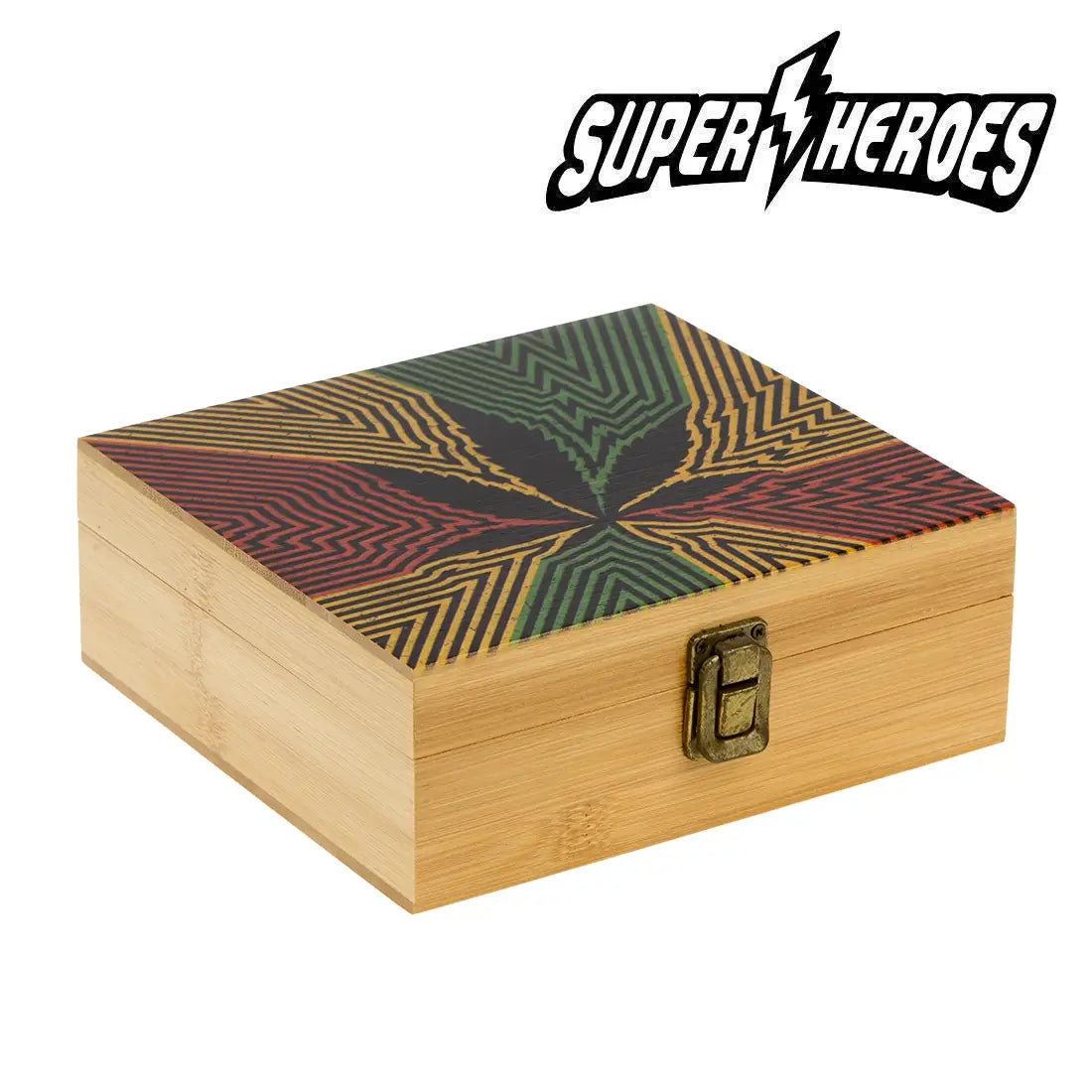 BOITE EN BOIS SUPER HEROES RASTA RYO