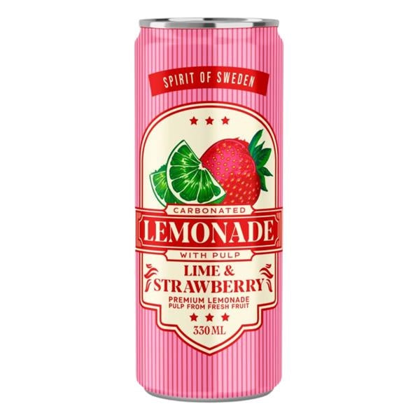 SoS Limonade Citron vert Fraise 330 ml