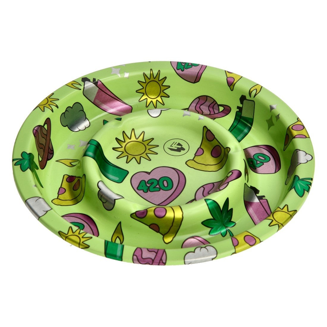 CENDRIER METAL FIRE-FLOW 420 PATTERN INCURVÉ