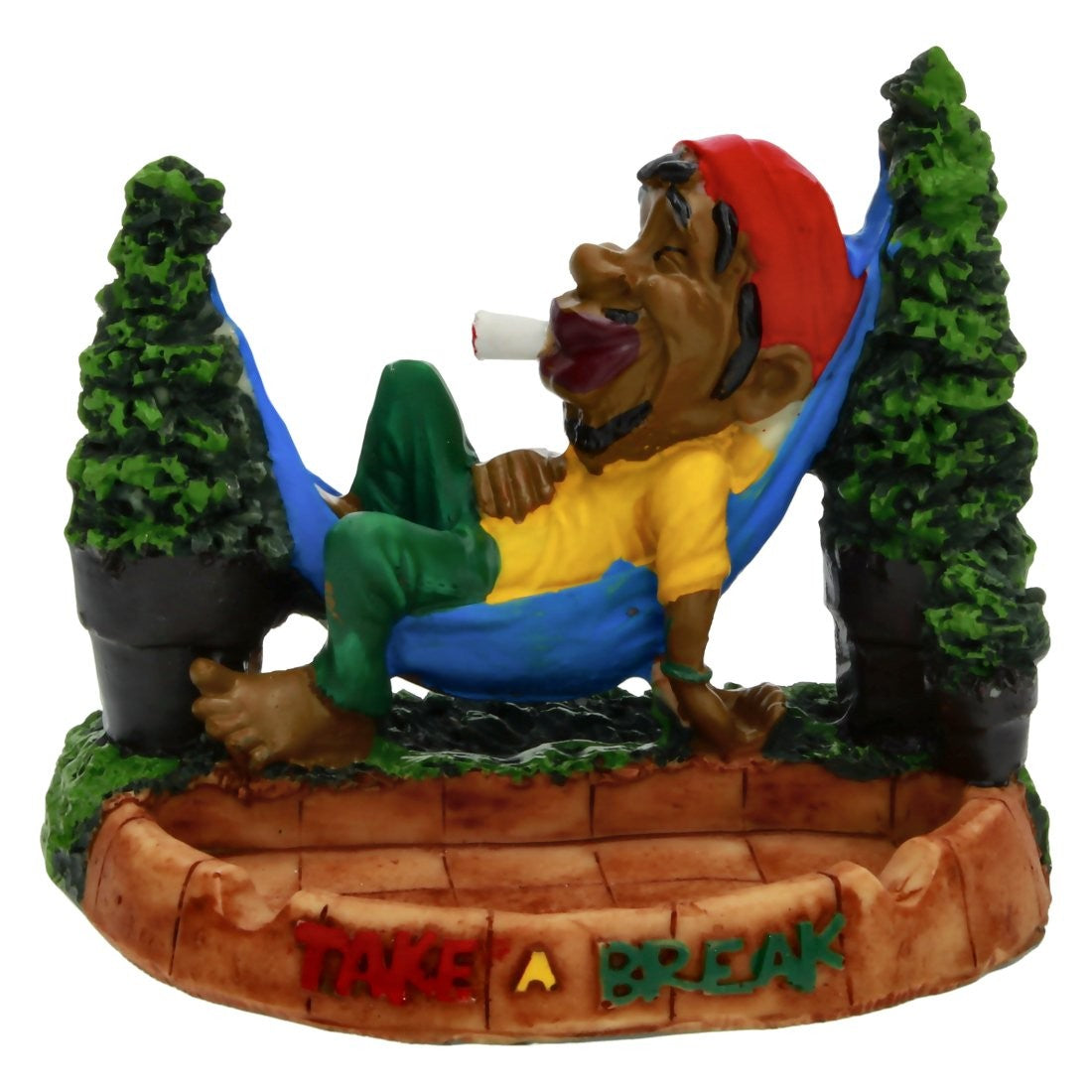 CENDRIER RESINE RASTAMAN HAMAC