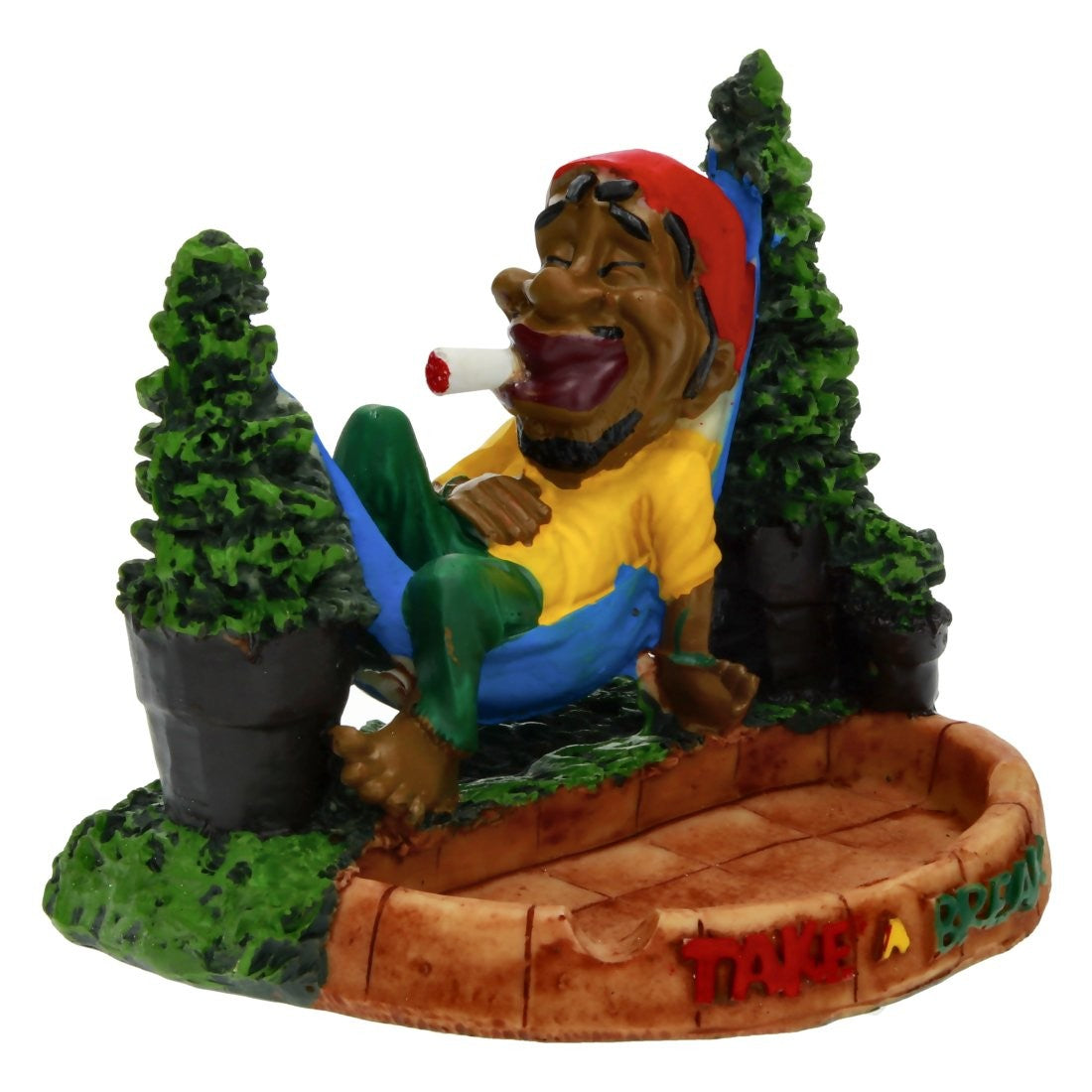 CENDRIER RESINE RASTAMAN HAMAC