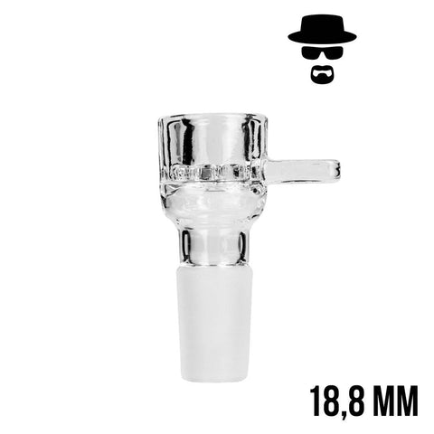 DOUILLE EN VERRE HEISENBERG MALE BIG SNOW 14mm