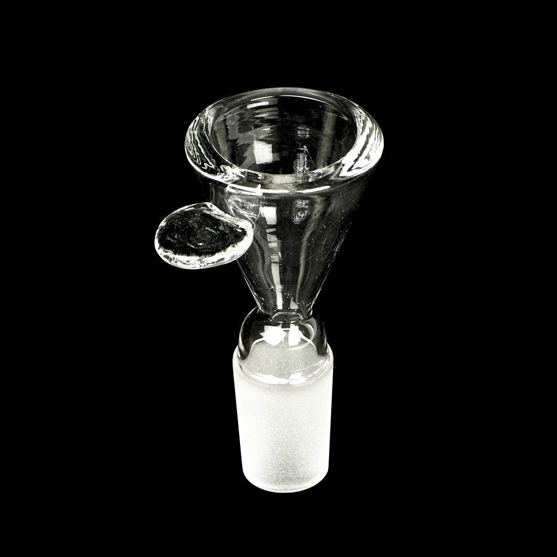 DOUILLE EN VERRE LARGE AVEC POIGNEE 18mm