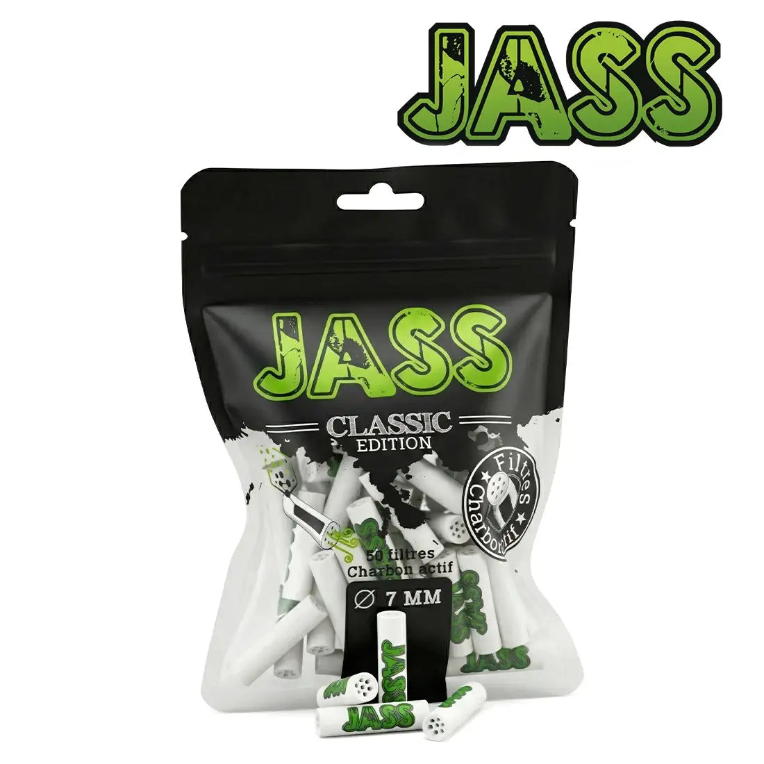 FILTRE CHARBON ACTIF JASS CLASSIC 7MM PAR 50