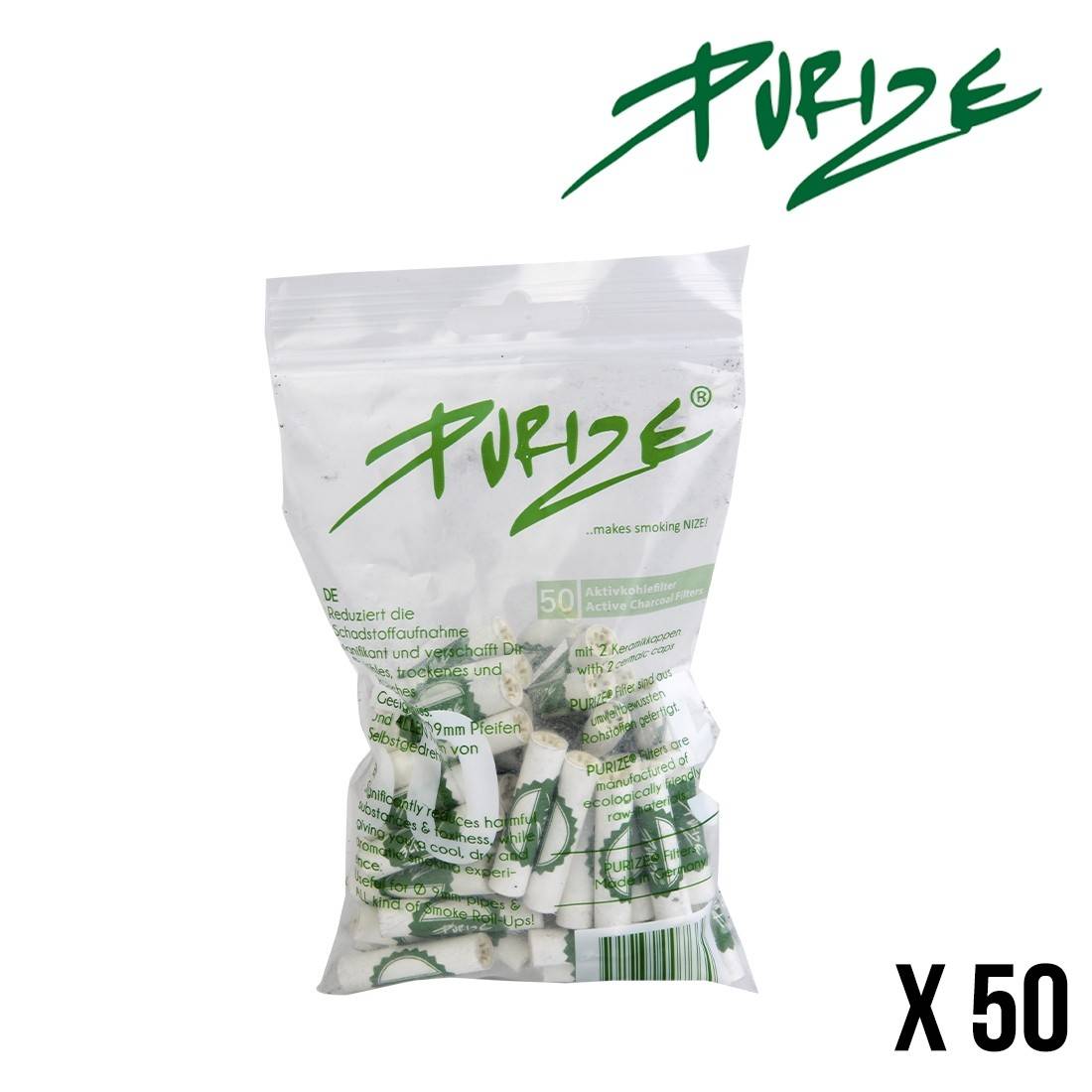 PURIZE x50 Regular Size 9mm