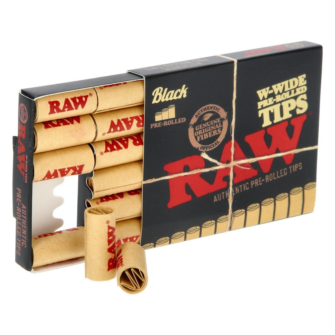 FILTRES RAW BLACK PRE-ROULES W-WIDE