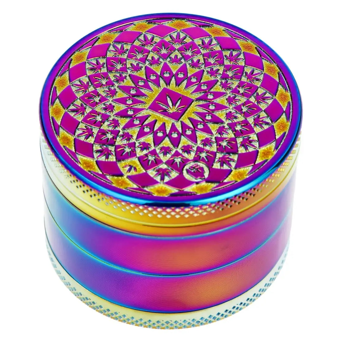 GRINDER FIREFLOW RAINBOW ICY LEAF 50MM