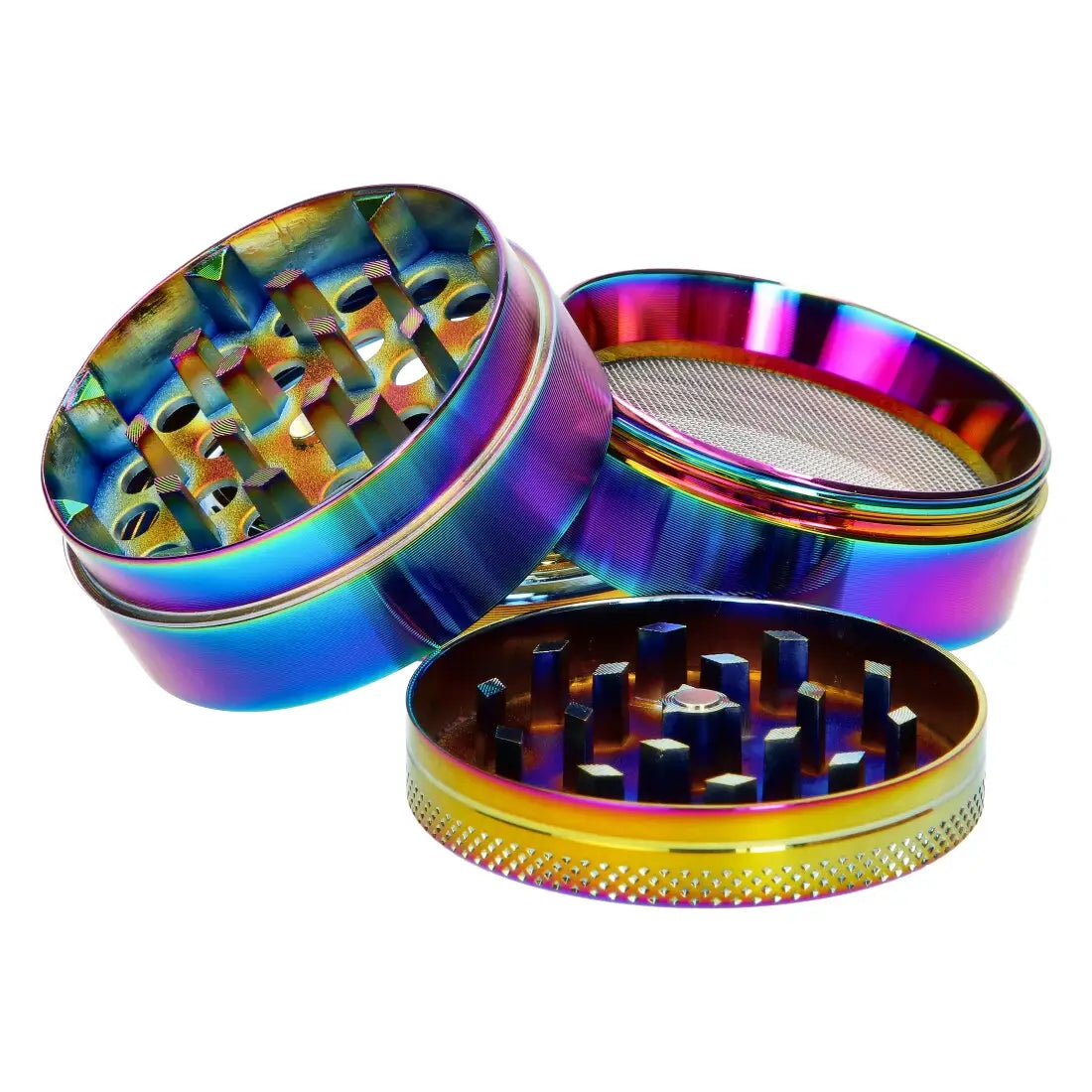 GRINDER FIREFLOW RAINBOW ICY LEAF 50MM
