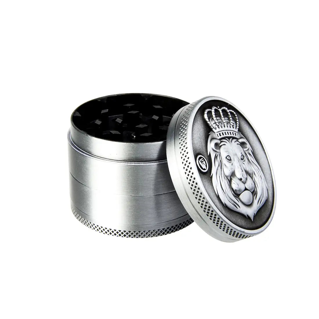GRINDER METAL FIREFLOW RASTA LION LEAF 50MM
