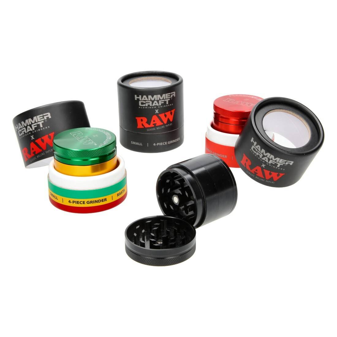 GRINDER RAW X HAMMERCRAFT 4 PARTIES 49MM