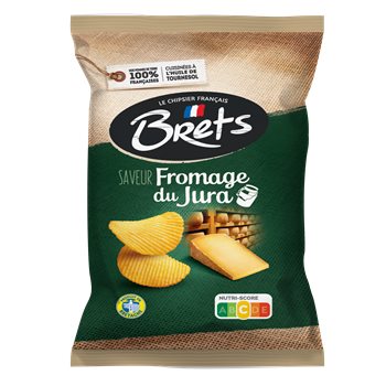 Brets Chips Au fromage du Jura - 125g