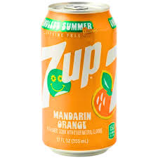 7 Up Mandarine Orange 355 ml