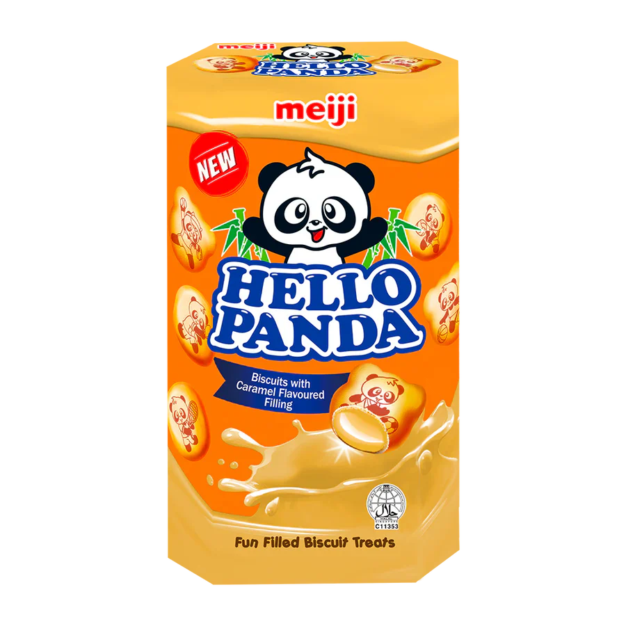 Meiji Hello Panda Caramel 43g