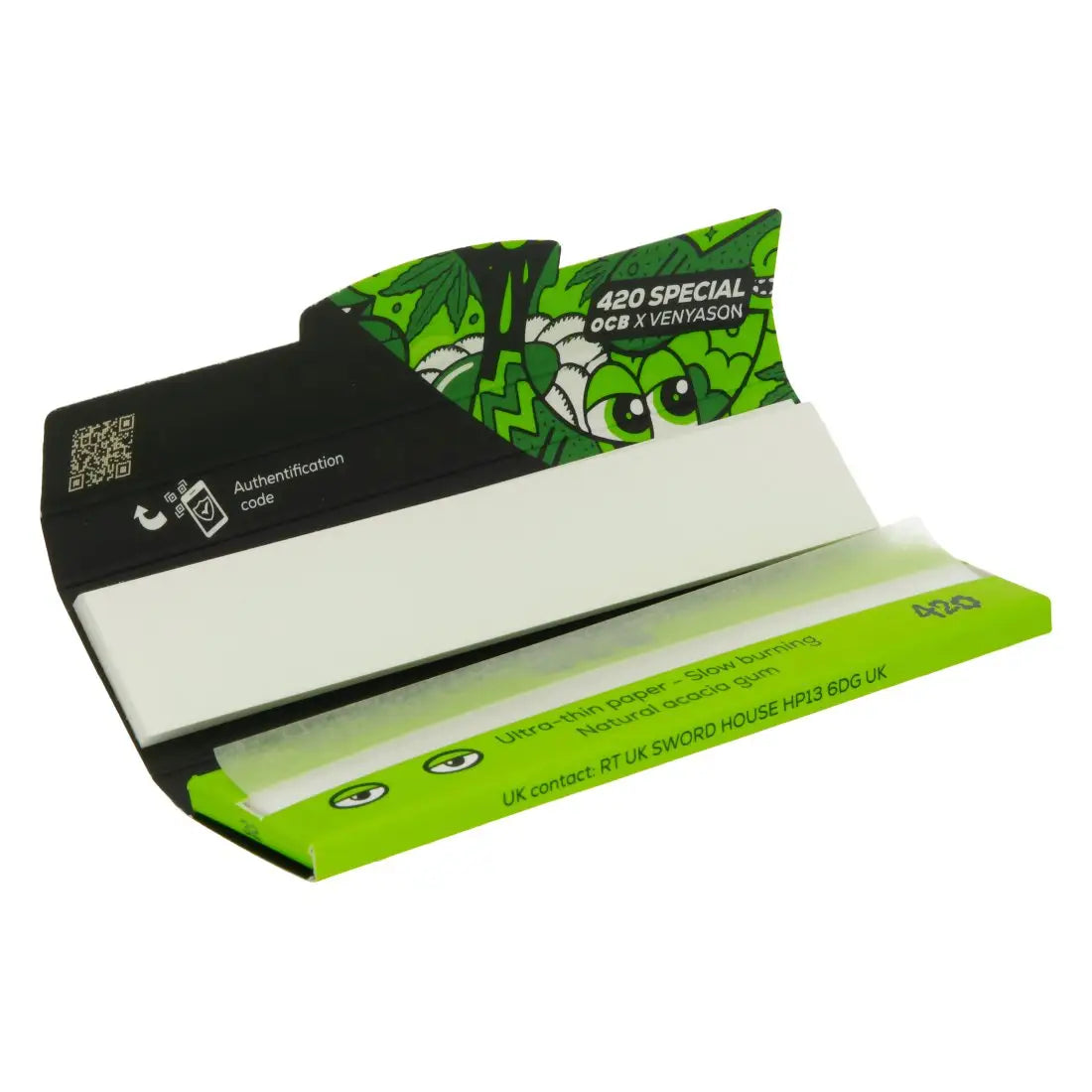 OCB KING SIZE SLIM PREMIUM SPECIAL 420 EDITION + TIPS